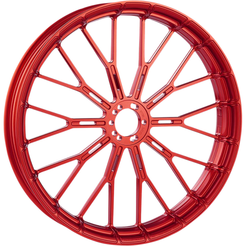 Arlen Ness - Arlen Ness Forged Billet Y-Spoke Front Rim - 19in. x 3.25in. - Red - 71-558