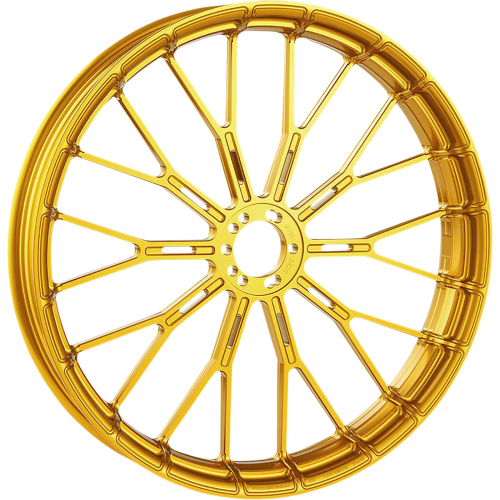 Arlen Ness - Arlen Ness Forged Billet Y-Spoke Front Rim - 19in. x 3.25in. - Gold - 71-557