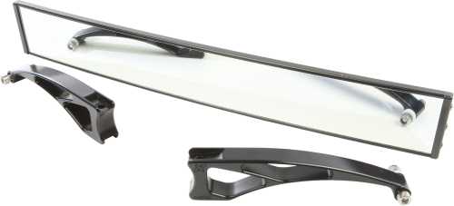 Axia Alloys - Axia Alloys 17in. Panoramic Mirror - 6in. Arm - MODPRVMEC-BK
