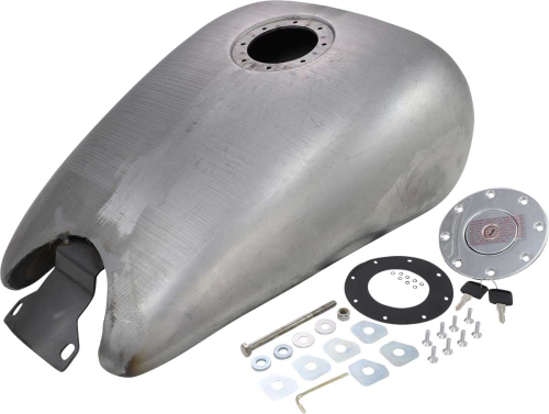 Drag Specialties - Drag Specialties One-Piece 2in. Extended Gas Tank - 011737-BX46