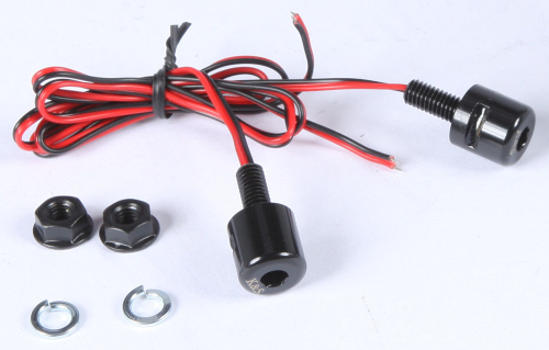 K&S Technologies - K&S Technologies Illuminated License Plate Bolts - 25-9160BK