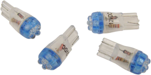 Drag Specialties - Drag Specialties Mini Wedge LED Bulb - Blue - 2060-0008