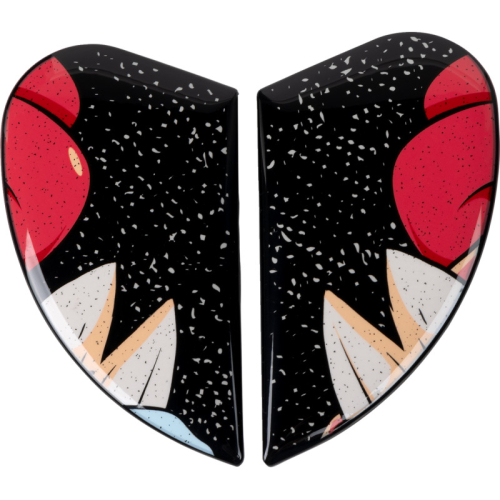 Icon - Icon Side Plate Kit for Airflite Nine Lives Helmet - Blue - 0133-1586