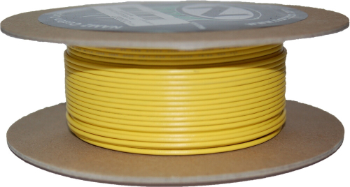 Namz - Namz 100-Foot OEM Color Wire Spool - 20 Gauge - Yellow - NWR-4-100-20