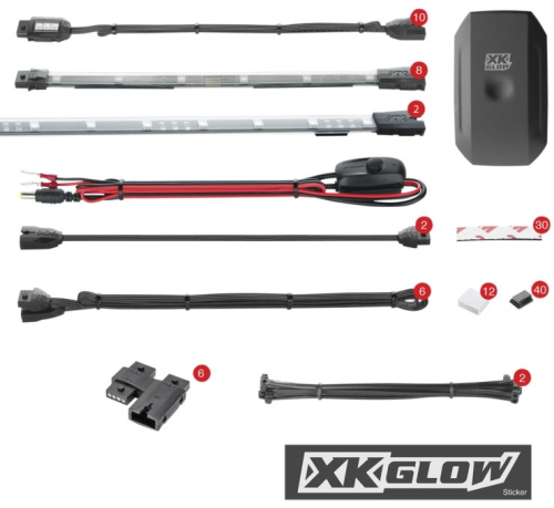XK Glow - XK Glow Snowmobile Accent LED Light Kit - XK-SNOW-ADV