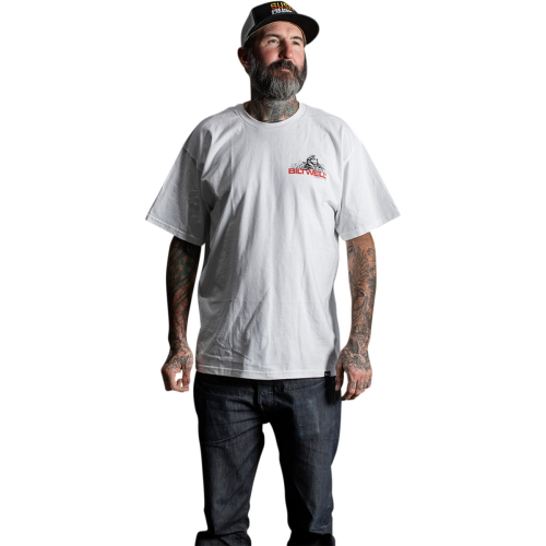 Biltwell Inc. - Biltwell Inc. Spare Parts T-Shirt - 8101-054-003 - White - Medium