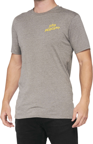 100% - 100% Dakota T-Shirt - 32130-188-10 - Heather Gray - Small