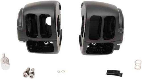 Drag Specialties - Drag Specialties Switch Housing Kit - Matte Black - 0616-0357