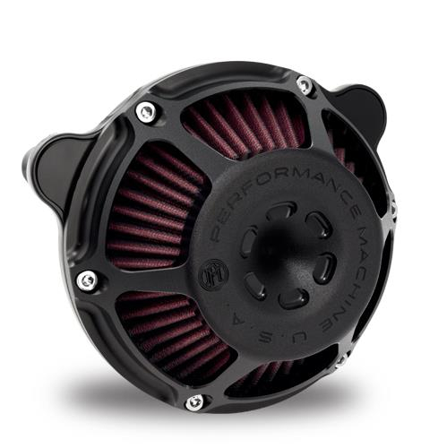Performance Machine - Performance Machine Max HP Air Cleaner - Black Ops - 0206-2141-SMB