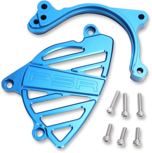 PSR - PSR Case Saver/Sprocket Cover Kit - Blue - 07-04153-25