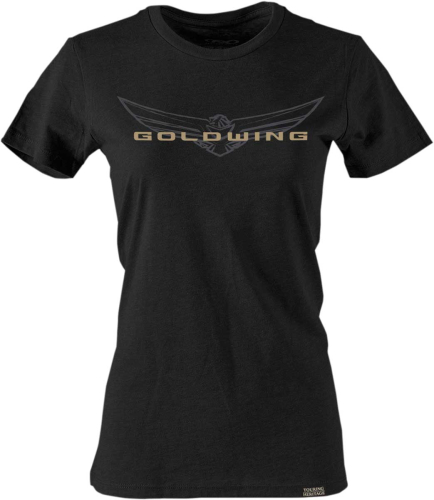 Factory Effex - Factory Effex Goldwing Sketched Womens T-Shirt - 25-87840 - Black - Small