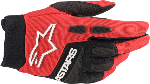 Alpinestars - Alpinestars Full Bore Gloves - 3563622-3031-2X - Bright Red/Black - 2XL