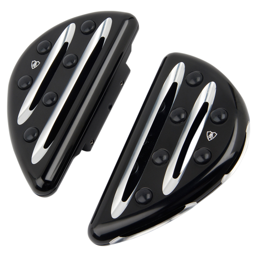 Arlen Ness - Arlen Ness Deep Cut Passenger Floorboards - Black - 06-834