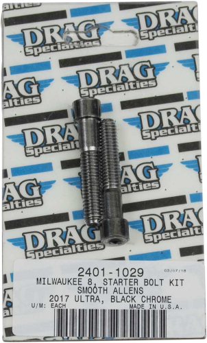 Drag Specialties - Drag Specialties Starter Bolt Kit - Smooth - 2401-1029