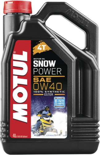 Motul - Motul Snowpower 4T Synthetic Oil - 0W40 - 60 L. - 105893