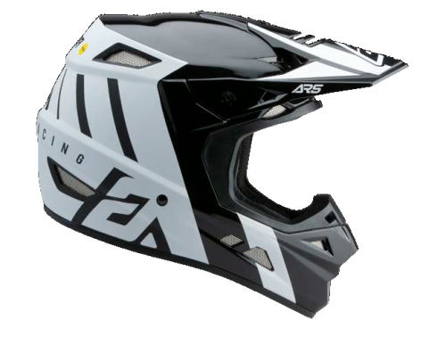 Answer - Answer AR5 Crypto Helmet - 446325 - Black/White - X-Small