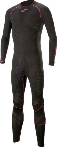 Alpinestars - Alpinestars Ridetech Lite Undersuit - 475242013-M/L - Black/Red - Md-Lg