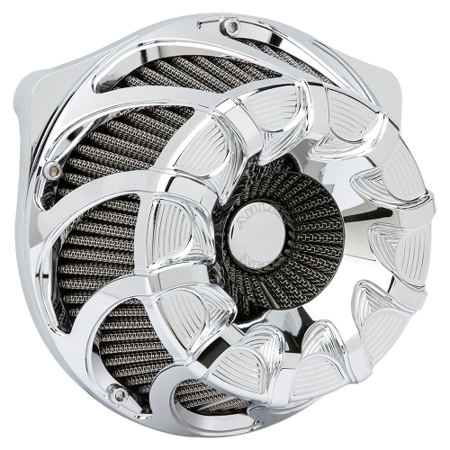 Arlen Ness - Arlen Ness Inverted Series Air Cleaner Kit - Drift - Chrome - 18-982