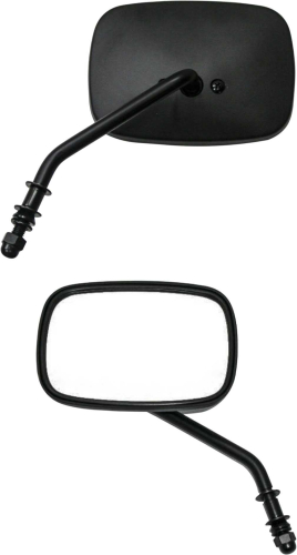 HardDrive - HardDrive OEM Short Stem Mirror - Left - Matte Black - 270531
