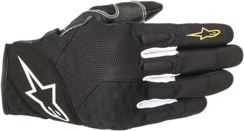 Alpinestars - Alpinestars Kinetic Gloves - 3566518-155-L - Black/Fluorescent Yellow - Large