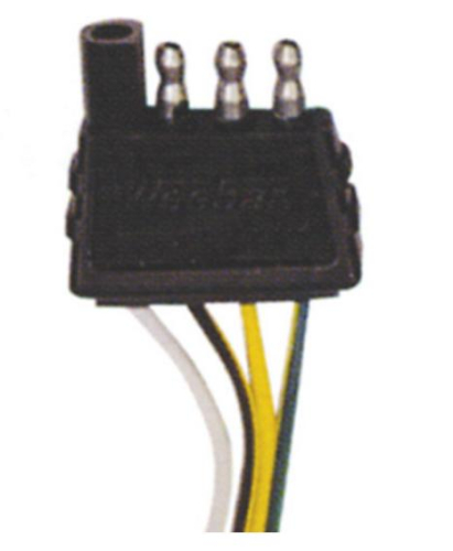 Cequent - Cequent 4-Way Flat Trailer End Wire Harness - Wunside Style - 707285