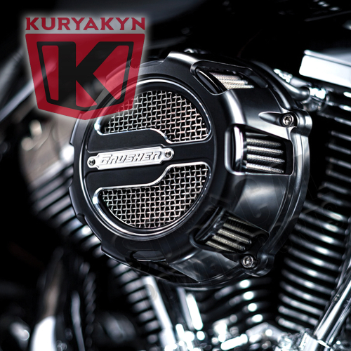Kuryakyn - Kuryakyn Crusher Maverick Air Cleaner Assembly - Black - 9884