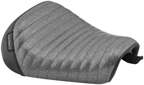 Le Pera - Le Pera Bare Bones Solo Seat - Pleated - Charcoal Metal Flake - Vinyl - LK-006CMPT