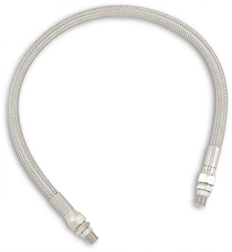 Drag Specialties - Drag Specialties Universal Stainless Steel Braided Oil Line - 20in. - 620