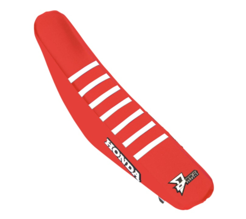 DCOR - DCOR Seat Cover - Red Sides - Red Top with White Ribs - 30-10-127