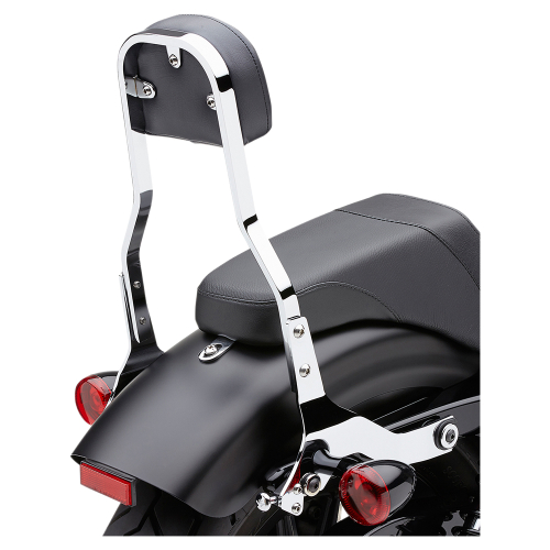 Cobra - Cobra Short Detachable Backrest - Chrome - 602-2046