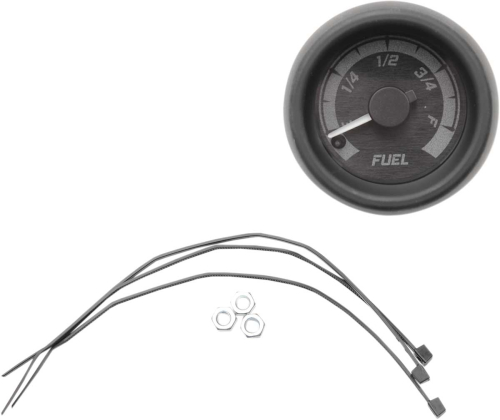 Dakota Digital - Dakota Digital MVX-8K Fuel Gauge - Black/Gray Background - Black Bezel - MVX-8K-F-KG-K