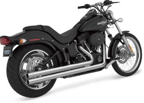 Vance & Hines - Vance & Hines Big Shots Long Exhaust System - Chrome - 17923