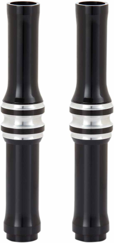 Arlen Ness - Arlen Ness Deep Cut Pushrod Tube Kit - Black - 03-643