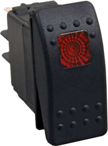 Open Trail - Open Trail Rocker Dash Switch - Red - SM106-005R