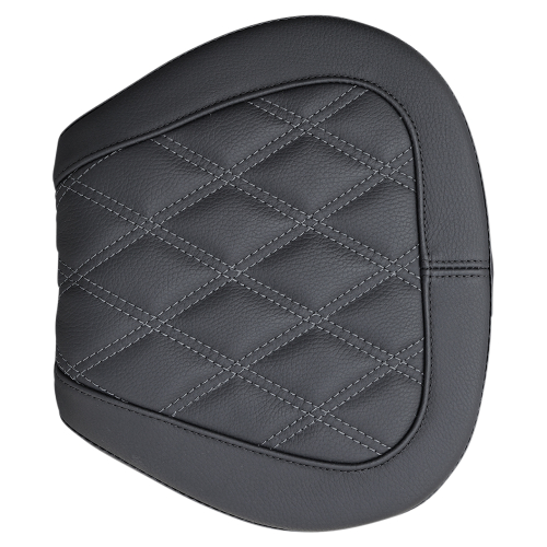 Danny Gray - Danny Gray X-Large Pillion Pad for Bigseat - Double Diamond Stitch with Charcoal Gray Thread - 1044DIAAIR