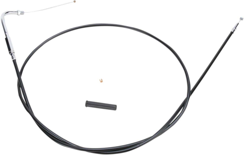Drag Specialties - Drag Specialties Alternative Length Black Vinyl Throttle Cable - 56in. - 4331156B