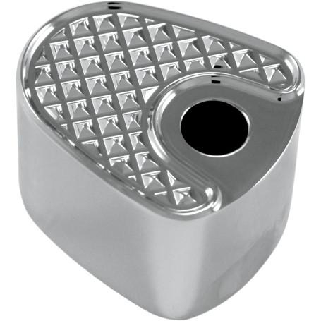 Eddie Trotta Designs - Eddie Trotta Designs Ignition Switch Cover - Cross Cut - Chrome - TC-081