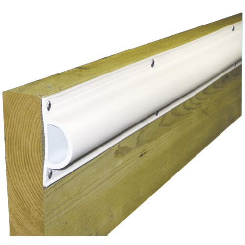 Dock Edge - Dock Edge Standard "D" PVC Profile 16ft Roll - White