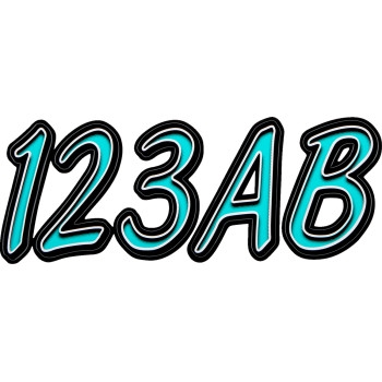 Hardline - Hardline Series 400 Watercraft I.D. Kit - Mint/Black - MTBKG400