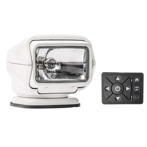 Golight - Golight Stryker ST Series Permanent Mount White 12V Halogen w/Hard Wired Dash Mount Remote