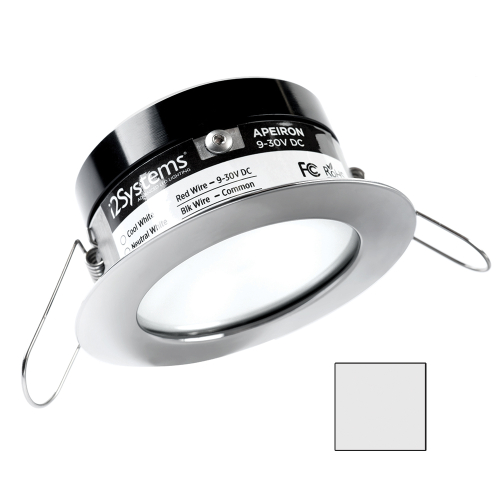 I2Systems Inc - i2Systems Apeiron A503 3W Spring Mount Light - Cool White - White Finish