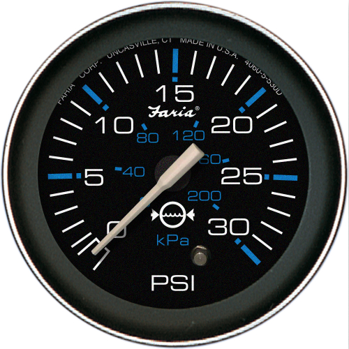 Faria Beede Instruments - Faria Coral 2" Water Pressure Gauge (30 PSI)