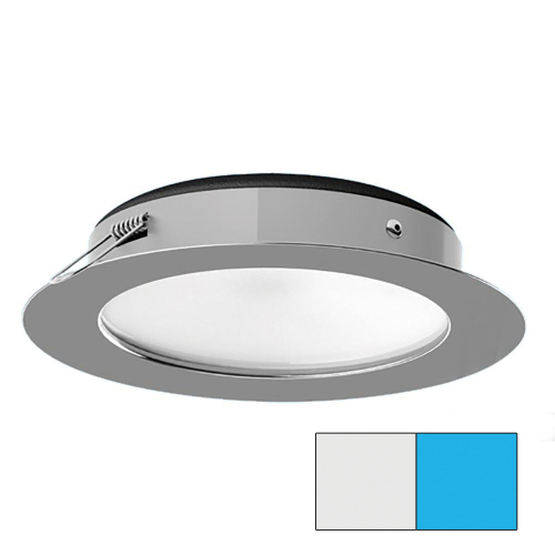 I2Systems Inc - i2Systems Apeiron Pro XL A526 - 6W Spring Mount Light - Cool White/Blue - Polished Chrome Finish