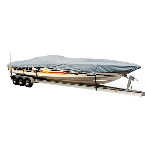 Carver by Covercraft - Carver Sun-DURA&reg; Styled-to-Fit Boat Cover f/24.5&#39; Performance Style Boats - Grey