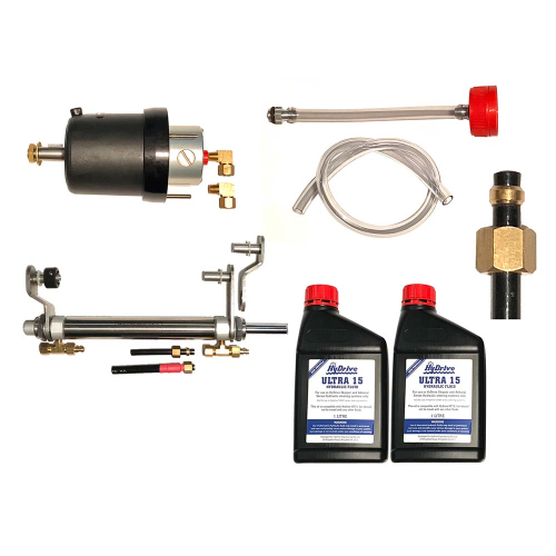 HyDrive - HyDrive El Outboard Steering Kit f/Up To 150HP Motors