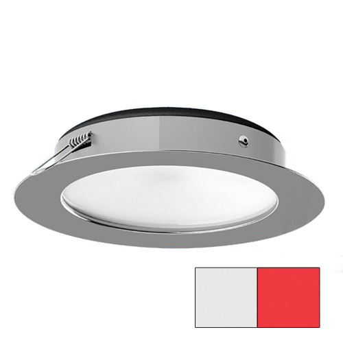 I2Systems Inc - i2Systems Apeiron Pro XL A526 - 6W Spring Mount Light - Cool White/Red - Polished Chrome Finish