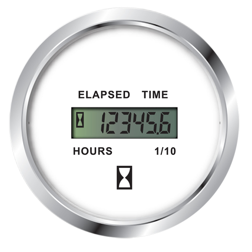 Faria Beede Instruments - Faria Newport SS 2" Digital Hourmeter