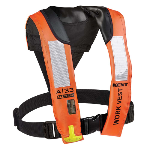 Kent Sporting Goods - Kent A-33 All Clear Auto Inflatable Work Vest