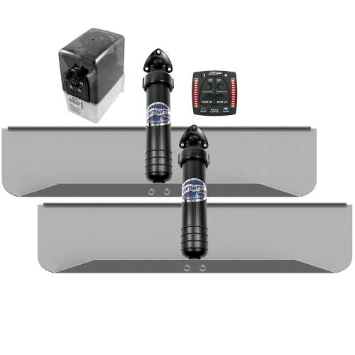 Bennett Marine - Bennett Marine 30x9 Hydraulic Trim Tab System w/One Box Indication