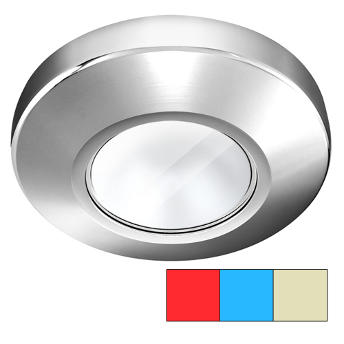I2Systems Inc - i2Systems Profile P1120 Tri-Light Surface Light - Red, Warm White &amp; Blue - Chrome Finish